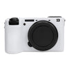 For Sony ILCE-6700 / A6700 Glossy Soft Silicone Protective Case(White)