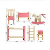 Dollhouse Furniture Set Wooden Bunk Beds