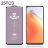 For Xiaomi Mi 10T 5G 25 PCS 9H HD Large Arc High Alumina Full Screen Tempered Glass Film