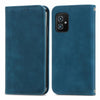 For Asus Zenfone 8 ZS590KS Retro Skin Feel Business Magnetic Horizontal Flip Leather Case with Holder & Card Slots & Wallet & Photo Frame(Blue)