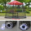 HY-0205 300 x 230 cm Outdoor Parasol Anti-mosquito Net Cover, Dimensions: Folding Tents(Black)