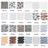 3D Crystal Epoxy Self-Adhesive Wall Sticker Bathroom Simulation Tile Sticker(MT1069)