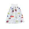 Baby Water-Proof And Leak-Proof Cloth Diapers Children Washable Cotton Cloth Bed-Wetting Skirt Pants, Colour: L(Red and Yellow Bus)