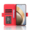 For vivo V40 Lite 4G / 5G IDN Skin Feel Calf Texture Card Slots Leather Phone Case(Red)