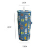 Portable Milk Tea Tote Bag Heat Preservation Eco-friendly Handbag Carrying Insulated Cup Cover, Style: Cats