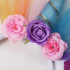 F006 Cartoon Headband Children Birthday Festival Party Hair Accessories(Rose Red 2)