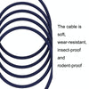 1m Blue and Black Net TRS 6.35mm Male To Caron Female Microphone XLR Balance Cable