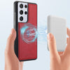 For Samsung Galaxy S21 Ultra 5G LC.IMEEKE Magsafe Phone Case(Red)