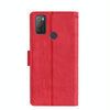 For Alcatel 1S 2021 / 3L 2021 Skin Feel Crocodile Texture Magnetic Clasp Horizontal Flip PU Leather Case with Holder & Card Slots & Wallet(Red)