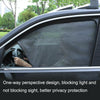 Car Sunshade Magnetic Iron Reflective Mesh Gauze Sunscreen Heat Insulation Sunshade Baffle(Front Window Driving)