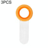 3 PCS F168801  Household Toilet Viscose Toilet Lid Lifter Remover Handle(Warm Orange)