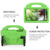 For Galaxy Tab 4 7.0 T230 / T231 EVA Material Children Flat Anti Falling Cover Protective Shell With Thumb Bracket(Green)