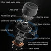 COOLMOON CM-YM-240T Digital ARGB Lens Edition Integrated Water Cooling CPU Cooler Temperature Display CPU Fan(Black)