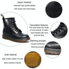 8 Holes Couple Martin Boots Outdoor Casual Workwear Short Boots, Size: 42(Black)