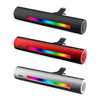 Car RGB Sound Control Pickup 3D Colorful Music USB LED Atmosphere Light (Black)