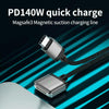 140W Type-C to Magsafe 3 Magnetic Charging Cable, Length:2m(Silver)