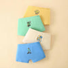 4pcs/set Children Lycra Cotton Boxer Briefs Boys & Girls Pants, Height: 120cm(Boys Sports Series)