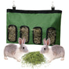 Blue Hanging Hay Feeder Bag for Rabbits, Guinea Pigs & Small Pets