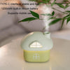 USB Rechargeable Desktop Small Night Light Humidifier(Green)