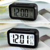 Temperature Type Lazy Snooze Alarm Mute Backlit Electronic Clock(Black)