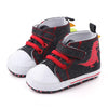 D2399 High Top Canvas Cartoon Dinosaur Small Wave Shoes Cloth Soles Walking Shoes, Size: 12cm(Black)