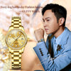 OLEVS 7003 Women Multifunctional Waterproof Mechanical Watch(Gold)