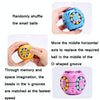 3 PCS Finger Magic Bean Magic Cube Toy Children Intelligence Fingertip Spinning Top(Lake Cyan)