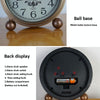 Retro Iron Alarm Clock Simple Desktop Quartz Clock, Style: Roman Number