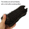JY-26589412 Car Interior Dusting Oiling Polishing Cleaning Horsehair Brush(Black)