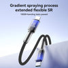JOYROOM S-A42 Crystal Clear Series Fast Charging Data Cable, Type-C to 8 Pin Cable, Length: 1.2m(Black)