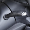For Tesla Model 3 / Y 2pcs/Set Car Turn Signal Lever Carbon Fiber Pattern Protective Cover(Matt Black)