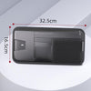 Car Sun Visor Card Glasses Holder Zipper Storage Bag(Red)