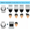 6 in 1 Men Waterproof Electric Hair Trimmer Kit Nose Trimmer, Mustache Trimmer Body Shaver 8788