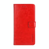 For Alcatel 1B 2020 idewei Crazy Horse Texture Horizontal Flip Leather Case with Holder & Card Slots & Wallet(Red)
