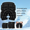 Skating Hip Protector Hockey Pants Ski Sports Protective Gear, Style: Aluminum Strap Bracer(M)