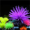 Blue Artificial Sea Urchin Ornament, 7cm - Safe for Fish Tanks