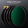 K&F CONCEPT KF01.1990 82mm Nano-X PRO Series CPL Filter HD Ultra-Thin Copper Frame 36-Layer Coating Anti-Reflection Green Film