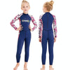 DIVE & SAIL Children Outdoor Sunscreen Long Sleeve Speed Dry Diving Suit, Size: XL(Navy)