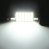 2 PCS 36mm DC12V / 1.2W / 6000K / 80LM 33LEDs SMD-3014 Car License Plate Light / Dome Light, with Decoder
