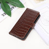 For Samsung Galaxy A26 5G Crocodile Top Layer Cowhide Leather Phone Case(Brown)