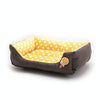 Cosy Cartoon Pet Kennel Cushion, Small, Yellow