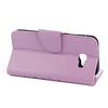 For Galaxy A5 (2017) / A520 Butterflies Love Flowers Embossing Horizontal Flip Leather Case with Holder & Card Slots & Wallet & Lanyard(Light Purple)