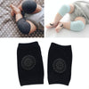 One Pair Anti-slip Children Baby Crawling Walking Knee Guard Elbow Guard Protecting Pads(Black)