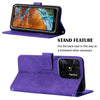 For Xiaomi Redmi 10C 4G Foreign/10 Indian Crossbody 3D Embossed Flip Leather Phone Case(Purple)