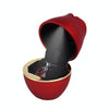 017257 Rose Shape LED Spotlight Ring Necklace Storage Box without Jewelry, Spec: Pendant(Red)