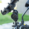M6 Copper Nut Ant-theft Knob Motorcycle Mobile Phone Navigation Bracket Ant-theft Accessories(Black)