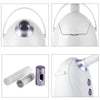 Hot & Cold Aromatherapy Face Steamer Spray Moisturizer CN Plug(White Purple)