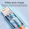 Mech Series 6A 120W USB to 8 Pin Metal Plug Silicone Fast Charging Data Cable, Length: 1.8m(Orange)