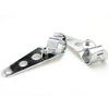 Motorcycle Headlight Holder Modification Accessories, Size:S (Silver)