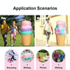 Cute Cartoon Foldable Sports Water Bottle, Color: Ice Cream